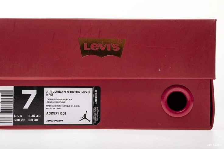 AO2571-001 Black Denim 4 Jordan Levi's Air 1101